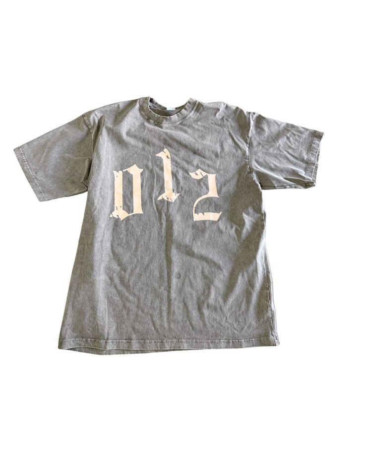 Black Acid Washed Essential Tee