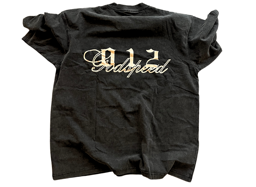 Black Acid Washed Essential Tee