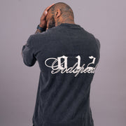Black Acid Washed Essential Tee