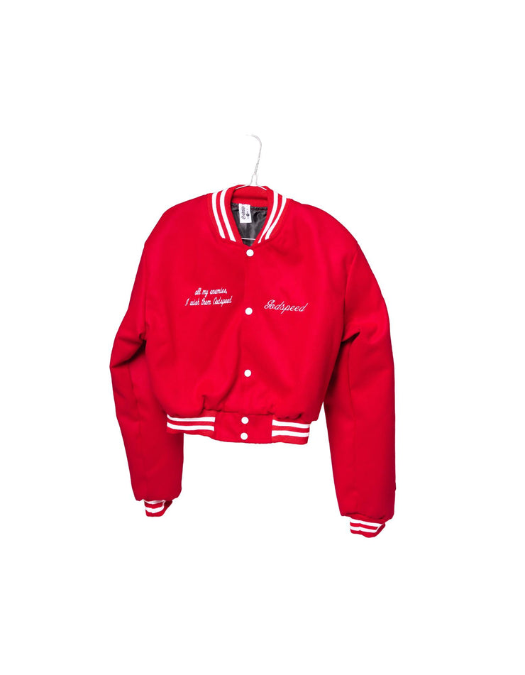 Crop Varsity Jacket